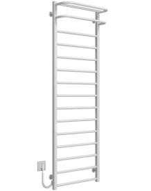 Електричний сушка для рушників Deffi Lux Hotel П15 400х1600 ліве підключення WD04 білий A.LH.160.40.15.E.W.L.4