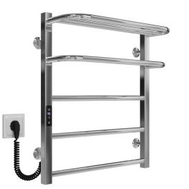 Электрический полотенцесушитель Deffi Lux Hotel П5 500х600 левое подключение JD04 хром A.LH.60.50.5.E.C.L.2