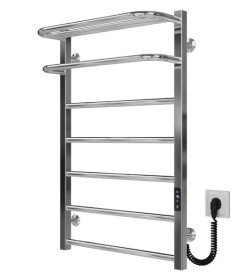 Сушарка для рушників електрична Deffi Lux Hotel П7 600х800 праве підключення JD04 хром A.LH.80.60.7.E.C.R.2