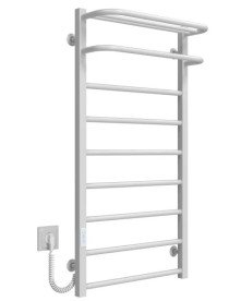 Электрический полотенцесушитель Deffi Lux Hotel П9 600х1000 левое подключение WD04 белый A.LH.100.60.9.E.W.L.4