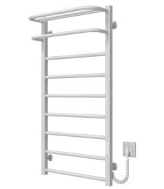Электрический полотенцесушитель Deffi Lux Hotel П9 600х1000 правое подключение WD04 белый A.LH.100.60.9.E.W.R.4