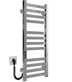 Электрический полотенцесушитель Deffi Magnus П12 200х800 левое подключение JD04 хром A.MA.80.20.12.E.C.L.2