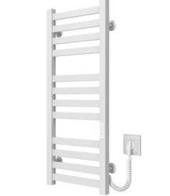 Электрический полотенцесушитель Deffi Magnus П12 200х800 правое подключение WD04 белый A.MA.80.20.12.E.W.R.4