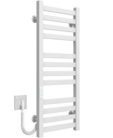 Електрична сушарка для рушників Deffi Magnus П12 400х800 ліве підключення WD04 білий A.MA.80.40.12.E.W.L.4