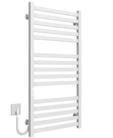 Электрический полотенцесушитель Deffi Magnus П15 600х1000 левое подключение WD04 белый A.MA.100.60.15.E.W.L.4
