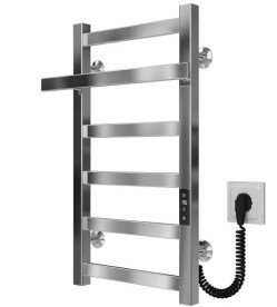 Електрична сушарка для рушників Deffi Nicolе П6 300х600 праве підключення JD04 хром A.NI.60.30.6.E.C.R.2