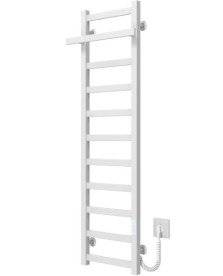 Электрический полотенцесушитель Deffi Nicolе П11 300х1200 правое подключение WD04 белый A.NI.120.30.11.E.W.R.4