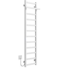 Электрический полотенцесушитель Deffi Nicolе П12 300х1400 левое подключение WD04 белый A.NI.140.30.12.E.W.L.4
