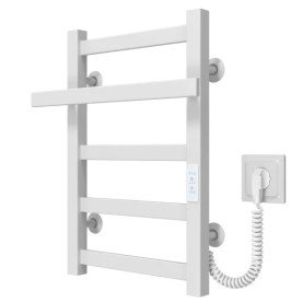 Электрический полотенцесушитель Deffi Nicolе П5 400х500 правое подключение WD04 белый A.NI.50.40.5.E.W.R.4