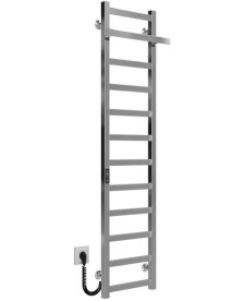 Електрична сушарка для рушників Deffi Nicole П12 400х1400 ліве підключення JD04 хром A.NI.140.40.12.E.C.L.2