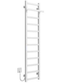 Електрична сушарка для рушників Deffi Nicole П12 400х1400 ліве підключення WD04 білий A.NI.140.40.12.E.W.L.4