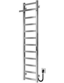 Электрический полотенцесушитель Deffi Nicolе П12 400х1400 правое подключение JD04 хром A.NI.140.40.12.E.C.R.2