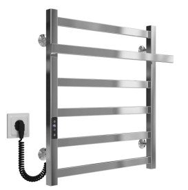 Электрический полотенцесушитель Deffi Nicolе П6 500х600 левое подключение JD04 хром A.NI.60.50.6.E.C.L.2