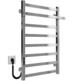 Электрический полотенцесушитель Deffi Nicolе П8 500х800 левое подключение JD04 хром A.NI.80.50.8.E.C.L.2
