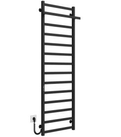 Электрический полотенцесушитель Deffi Nicolе П14 500х1600 левое подключение JD04 черный A.NI.160.50.14.E.B.L.2