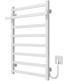 Электрический полотенцесушитель Deffi Nicolе П8 500х800 правое подключение WD04 белый B.NI.80.50.8.E.W.R.4