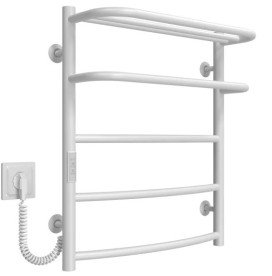 Електрична сушарка для рушників Deffi Готель П5 400х600 ліве підключення WD03 білий C.OD.60.40.5.E.W.L.3