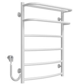 Электрический полотенцесушитель Deffi Отель П6 400х700 левое подключение белый C.OD.70.40.6.E.W.L.5