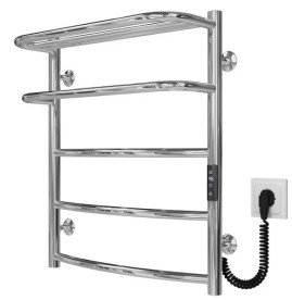 Електрична сушарка для рушників Deffi Готель П5 500х600 праве підключення JD03 хром C.OD.60.50.5.E.C.R.1