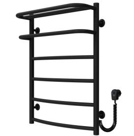 Электрический полотенцесушитель Deffi Отель П6 500х700 правое подключение черный C.OD.70.50.6.E.B.R.5