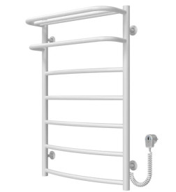 Электрический полотенцесушитель Deffi Отель П7 500х800 правое подключение белый C.OD.80.50.7.E.W.R.5