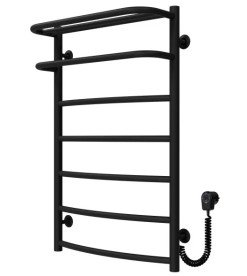 Електрична сушарка для рушників Deffi Готель П7 500х800 праве підключення чорний C.OD.80.50.7.E.B.R.5