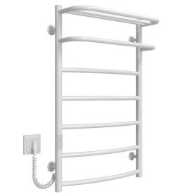 Электрический полотенцесушитель Deffi Отель П7 500х800 левое подключение WD03 белый C.OD.80.50.7.E.W.L.3