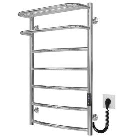 Электрический полотенцесушитель Deffi Отель П7 500х800 правое подключение JD03 хром C.OD.80.50.7.E.C.R.1
