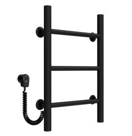 Электрический полотенцесушитель Deffi Орион П3 200х500 левое подключение черный C.OR.50.20.3.E.B.L.5