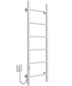 Електрична сушарка для рушників Deffi Оріон П6 200х1000 ліве підключення WD03 білий C.OR.100.20.6.E.W.L.3