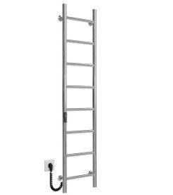 Електрична сушарка для рушників Deffi Орион П8 200х1400 левое подключение JD03 хром C.OR.140.20.8.E.C.L.1