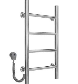 Электрический полотенцесушитель Deffi Орион П4 300х600 левое подключение хром C.OR.60.30.4.E.C.L.5