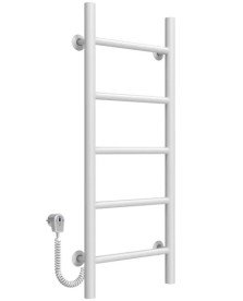 Электрический полотенцесушитель Deffi Орион П5 300х800 левое подключение белый C.OR.80.30.5.E.W.L.5