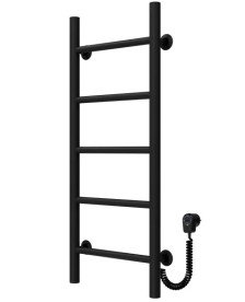 Електрична сушарка для рушників Deffi Оріон П5 300х800 праве підключення чорний C.OR.80.30.5.E.B.R.5