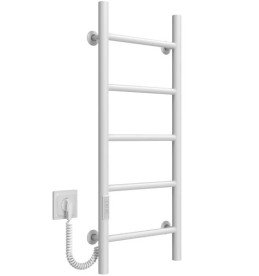 Електрична сушарка для рушників Deffi Оріон П5 300х800 ліве підключення WD03 білий C.OR.80.30.5.E.W.L.3