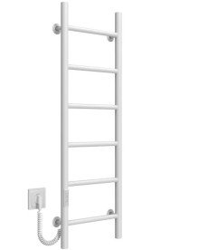 Электрический полотенцесушитель Deffi Орион П6 300х1000 левое подключение WD03 белый C.OR.100.30.6.E.W.L.3