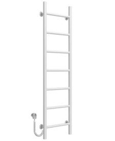 Электрический полотенцесушитель Deffi Орион П7 300х1200 левое подключение белый C.OR.120.30.7.E.W.L.5