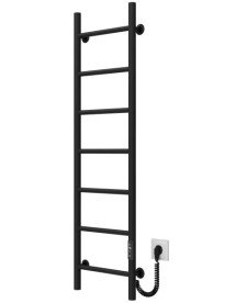 Электрический полотенцесушитель Deffi Орион П7 300х1200 правое подключение JD03 черный C.OR.120.30.7.E.B.R.1