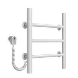 Електросушарка для рушників Deffi Оріон П3 400х400 ліве підключення білий C.OR.40.40.3.E.W.L.5