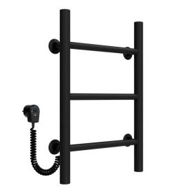 Электрический полотенцесушитель Deffi Орион П3 400х500 левое подключение черный C.OR.50.40.3.E.B.L.5