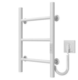 Электрический полотенцесушитель Deffi Орион П3 400х500 правое подключение WD03 белый C.OR.50.40.3.E.W.R.3