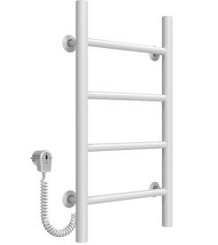 Електрична сушарка для рушників Deffi Оріон П4 400х600 ліве підключення білий C.OR.60.40.4.E.W.L.5