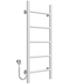 Електрична сушарка для рушників Deffi Оріон П5 400х800 ліве підключення білий C.OR.80.40.5.E.W.L.5