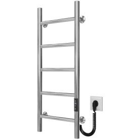 Электрический полотенцесушитель Deffi Орион П5 400х800 правое подключение JD03 хром C.OR.80.40.5.E.C.R.1