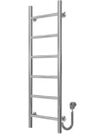 Электрический полотенцесушитель Deffi Орион П6 400х1000 правое подключение хром C.OR.100.40.6.E.C.R.5