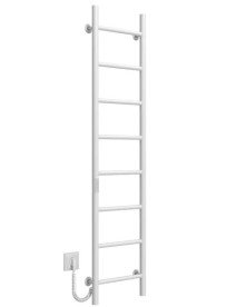 Електрична сушарка для рушників Deffi Оріон П8 400х1400 ліве підключення WD03 білий C.OR.140.40.8.E.W.L.3