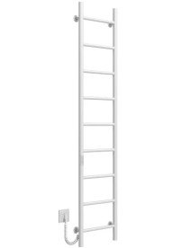 Електрична сушарка для рушників Deffi Оріон П9 400х1600 ліве підключення WD03 білий C.OR.160.40.9.E.W.L.3