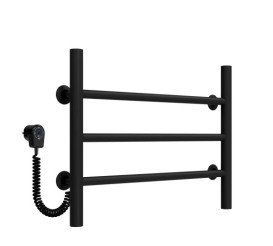 Электрический полотенцесушитель Deffi Орион П3 500х400 левое подключение черный C.OR.40.50.3.E.B.L.5