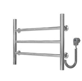 Электрический полотенцесушитель Deffi Орион П3 500х400 правое подключение хром C.OR.40.50.3.E.C.R.5