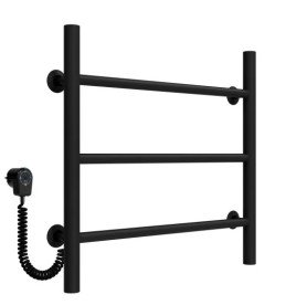 Электрический полотенцесушитель Deffi Орион П3 500х500 левое подключение черный C.OR.50.50.3.E.B.L.5